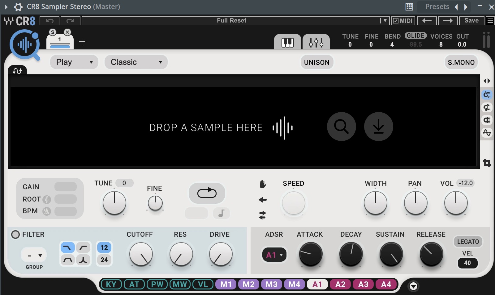 Waves CR8 Sampler